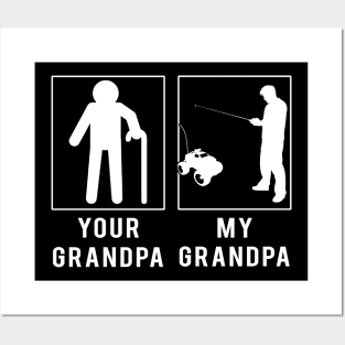 rc car your grandpa my grandpa tee for your grandson granddaughter Posters and Art